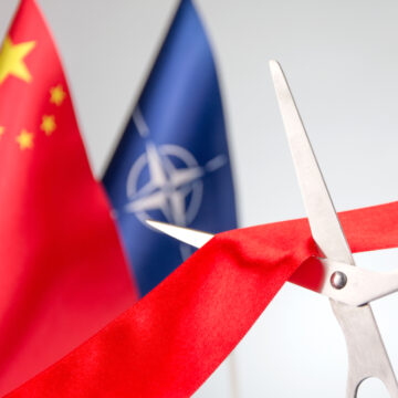 Ribbon,Cutting,Ceremony.,Scissors,Cut,Red,Ribbon.,China,And,Nato NATO LEADERS SIDE WITH BIDEN, DECLARE CHINA A GLOBAL SECURITY CHALLENGE