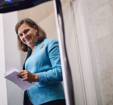 VICTORIA “FUCK THE EU” NULAND WHO SPEARHEADED OVERTHROW OF DEMOCRATICALLY ELECTED PRESIDENT OF UKRAINE IN 2014, STILL IN POWER