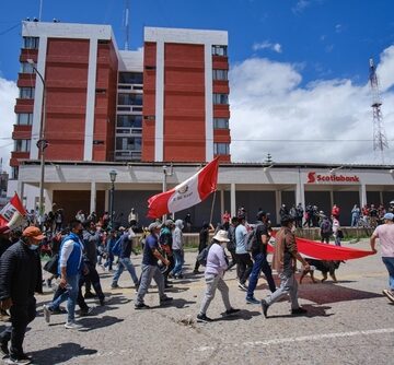 Huancayo.,March,02,,2022.,Civil,Demonstrations,During,The,Strike,Of PERUVIANS FURTHER CEMENT OUR ‘NEW WORLD DISORDER’ TOP TREND FORECAST