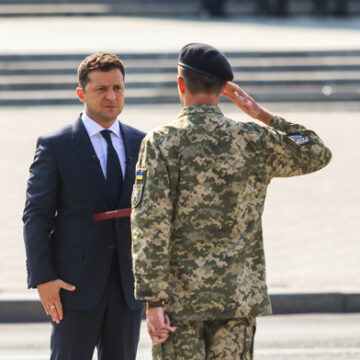 Kyiv,,Ukraine,-,August,24,,2021:,President,Of,Ukraine,Volodymyr RUSSIA WINNING UKRAINE WAR, STILL NO TALK OF PEACE FROM ZELENSKY