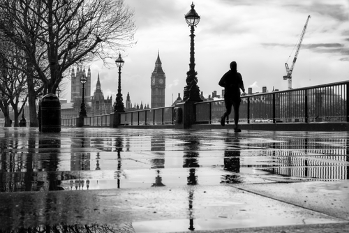 Silhouetted,Runner,On,The,Southbank,Of,The,Thames,In,London BRACE FOR LONGEST U.K. RECESSION EVER