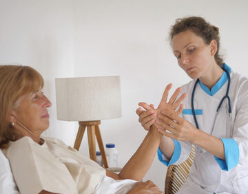 GIVING ARTHRITIS THE FINGER