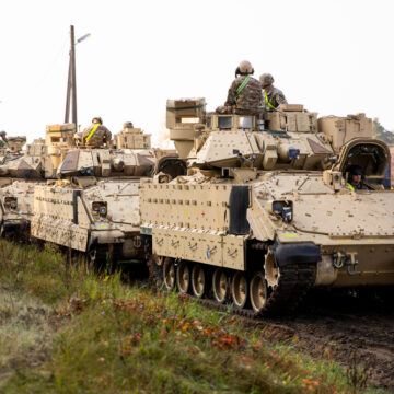 Pabrade/lithuania,October,21,,2019,Us,Army's,1st,Armoured,Battalion,Of Armored War Vehicles