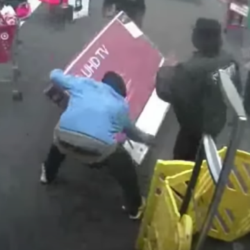 Looters Stealing From Target Store