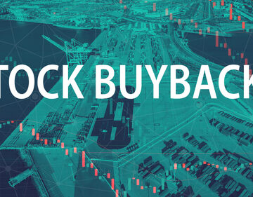 Stock Buyback Theme With Shipping Images In Background