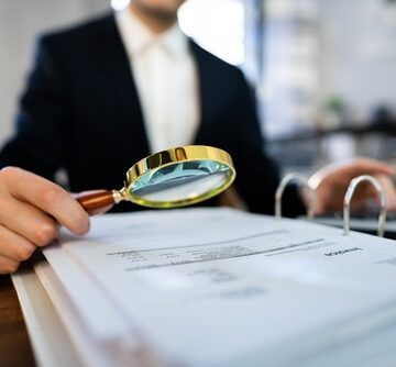 Auditor Doing IRS Tax Audit