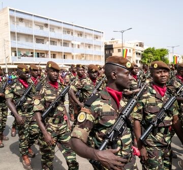 Senegalese Army Parade In Dakar, Senegal, Africa