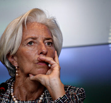 Managing,Director,Of,The,Imf,christine,Lagarde,Gives,A,Press,Conference European Central Bank president Christine Lagarde Gives A Press Conference