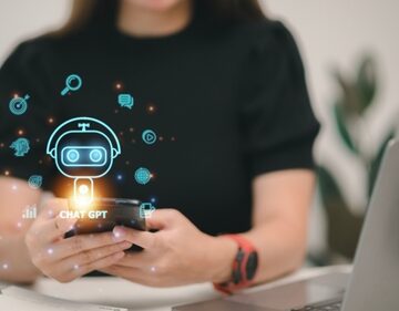 Chatgpt,Chat,With,Ai,Or,Artificial,Intelligence.,Woman,Chatting,With SCHOOL DISTRICTS BAN, ALLOW CHATBOTS