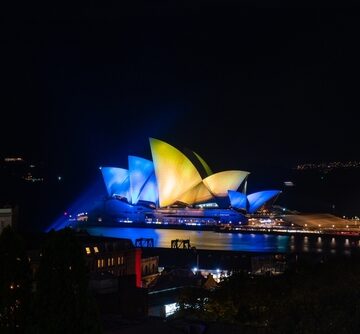 Sydney Opera House At Night