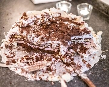 Aftermath,Of,A,Wedding,Cake,After,The,Guests,Has,Taken Messy Aftermath Of A Cake After Guests Have Taken Portions