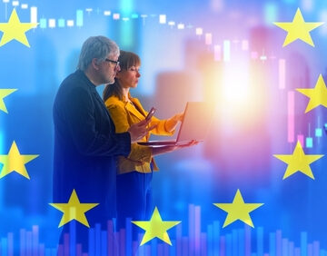 INFLATION SLOWS AND GROWTH SLOWLY RISES IN THE EUROZONE