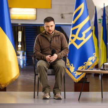 Ukrainian President Volodymyr Zelensky