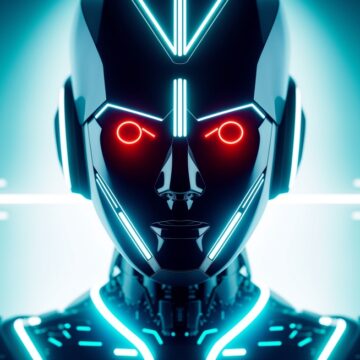 The,Robot's,Facial,Of,Anger,And,Aggression,,With,Exudes,A BRITISH CYBERSECURITY EXPERTS WARN ABOUT AI’S DANGER TO ORGANIZATIONS