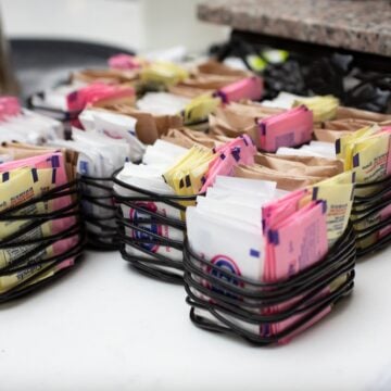 Little Baskets Of Artificial Sweeteners