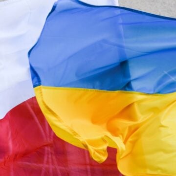 Polish And Ukrainian Flags