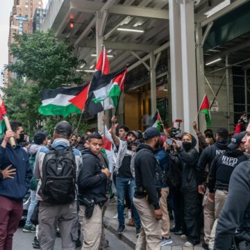 Palestinian Supporters Rally In New York City