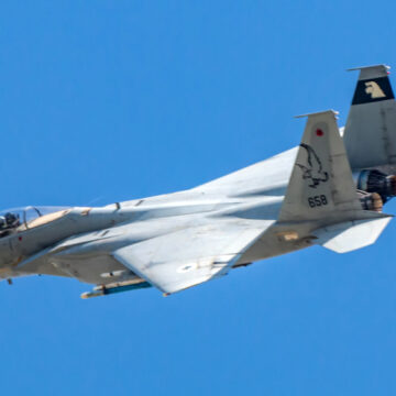 Israeli Air Force F-15 In The Sky