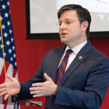 Newly-elected U.S. House Speaker Mike Johnson
