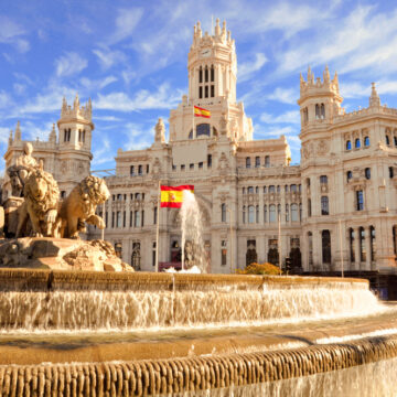 The, Famous, Cibeles, Fountain, In, Madrid, Spain