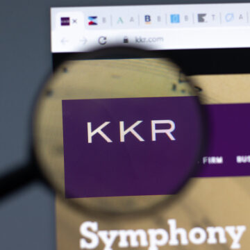 KKR—Kohlberg Kravis Roberts & Co. logo on a web page