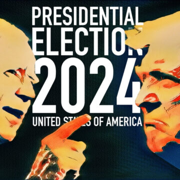 Graphic Of President Joe Biden And Donald Trump With The Headline "Presidential Election 2024"