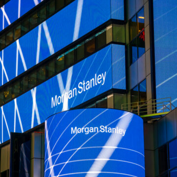 Exterior Of Morgan Stanley Building In New York, NY