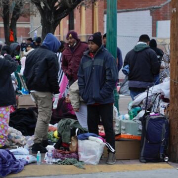 Homeless Migrants In El Paso, Texas