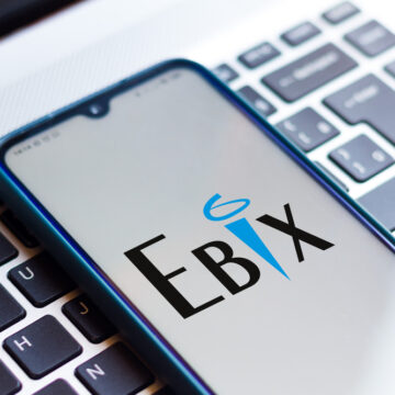 Ebix Logo On Mobile Phone