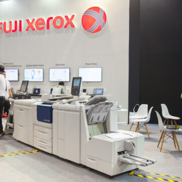 Fuji Xerox Booth At Convention In Bangkok, Thailand