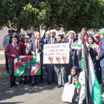 Pro-Palestinian Protest in Cape Town, South Africa