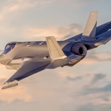 5th Generation F-35 Fighter Jet In Flight