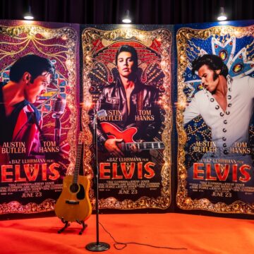 Bangkok,,Thailand,,June,29,,2022:,Beautiful,Standee,Of,A “ELVIS” ON AI TOUR, AND “GEORGE CARLIN” DROPS A NEW COMEDY SPECIAL