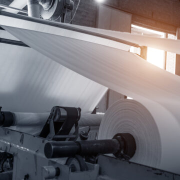 Ream Of Paper At Paper Mill