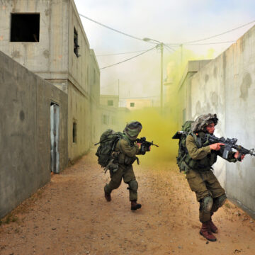Israeli Infantry Soldiers Training in The Tze'elim Kibbutz