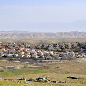 Jewish Settlement In The Judea Desert Near Jerusalem