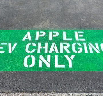 Apple EV Charging Only Dedicated Parking Spot
