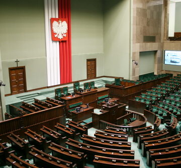 The Main Hall Of The Sejm Of The Republic Of Poland