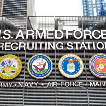 U.S. Armed Forces Recruiting Station In Times Square, NY