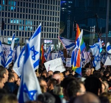 Israelis Protest In Tel Aviv, Israel
