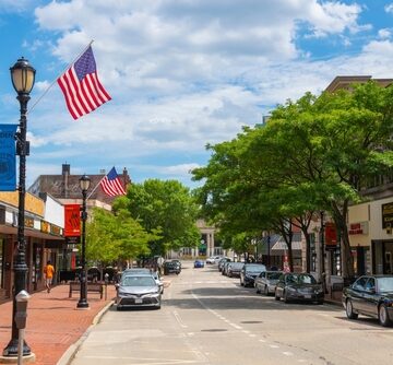 A Quiet Main Street, U.S.A.