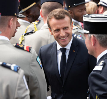 French President Emmanuel Macron Meeting With French Troops