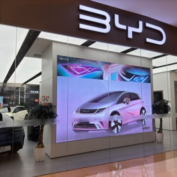 Shanghai,china-jan.16th,2024:,Byd,Electric,Car,Retail,Store.,Chinese,Ev,Company SPECIAL REPORT: CHINA TRADE WAR 2.0