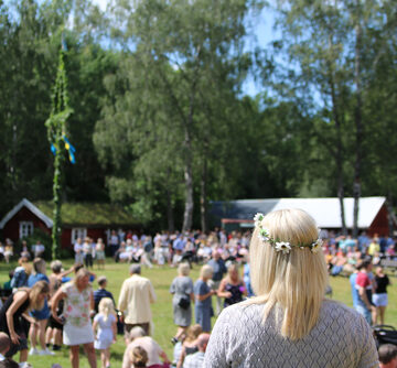 The,Traditional,Swedish,Midsummer,Celebration,In,Sweden,Called,Midsommar Traditional Swedish Midsummer Celebration Called Midsommar