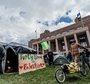 University Of Minnesota Student Anti-Genocide Protesters Encampment