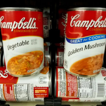 Stacks Of Campbell Soup Cans