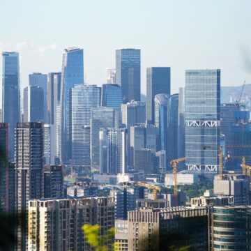 A Panoramic View Of Shenzhen, China
