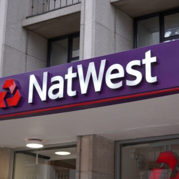 Exterior Of Natwest Bank In Portsmouth, England, UK