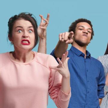 A Group Of Angered Young Adults