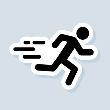Icon Of Figure Running